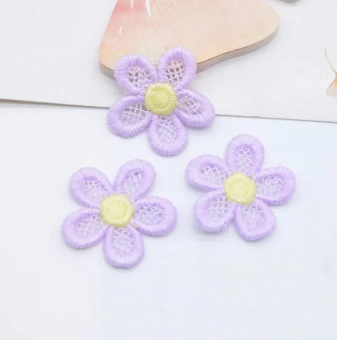 10 Pcs Flower Patch, Sew On, Embroidered Patch for Jeans, Iron On Flower, Iron On Appliqué, Iron On Badge, Patches Iron On,