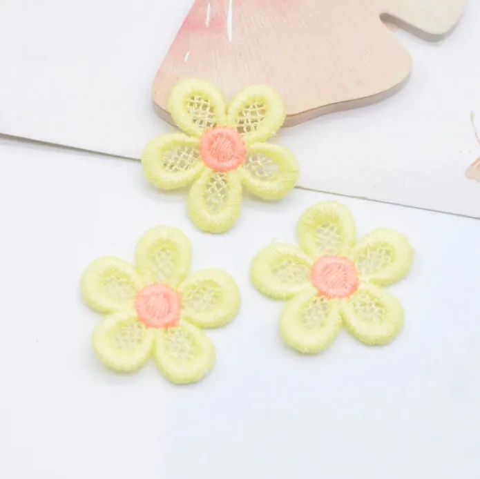 10 Pcs Flower Patch, Sew On, Embroidered Patch for Jeans, Iron On Flower, Iron On Appliqué, Iron On Badge, Patches Iron On,