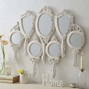 7 Piece Hand Held Large Wall Mirror