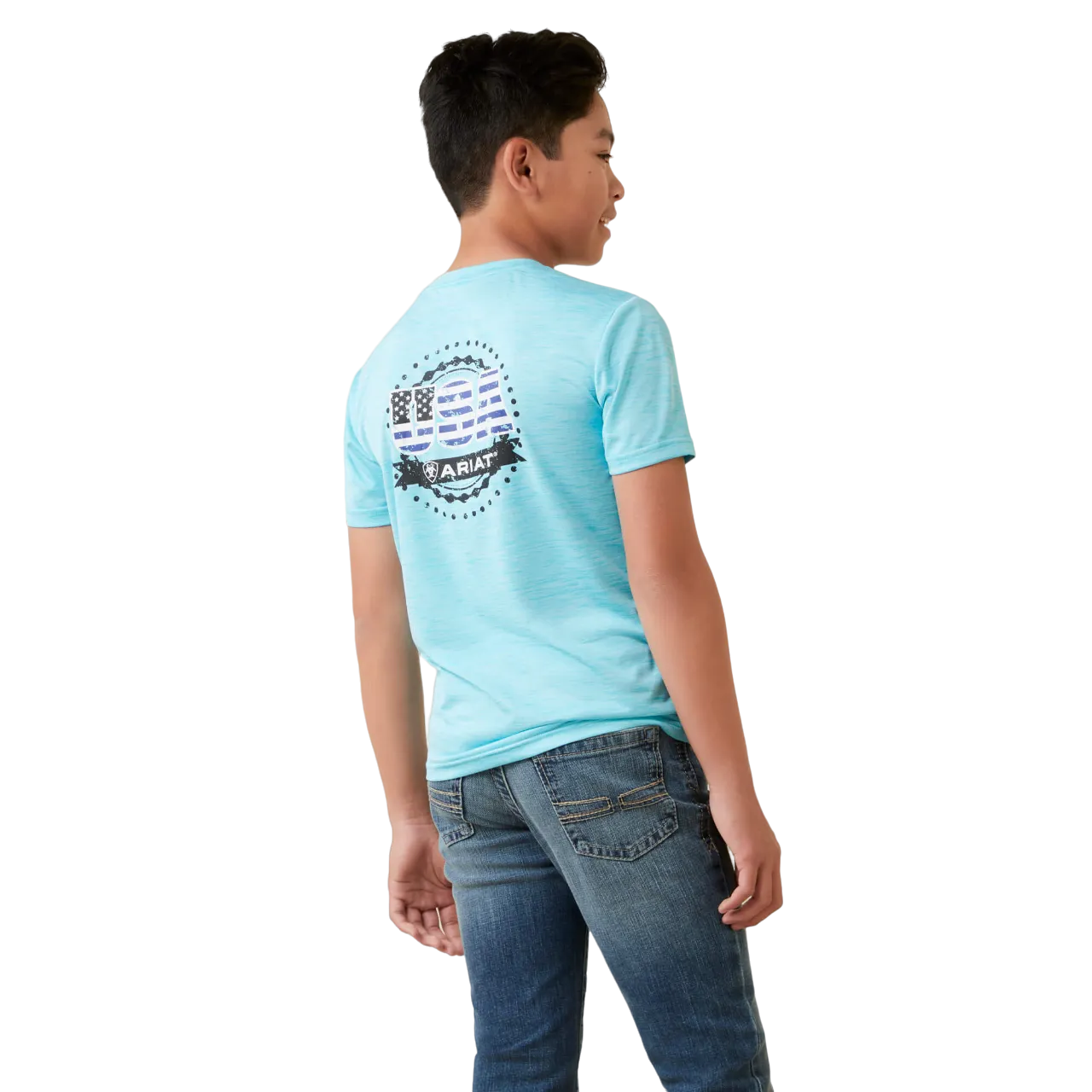 Ariat Boys Charger Blue Seal T-Shirt