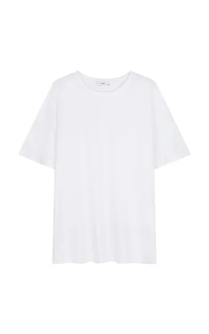 EASTBOURNE LINEN TEE - WHITE