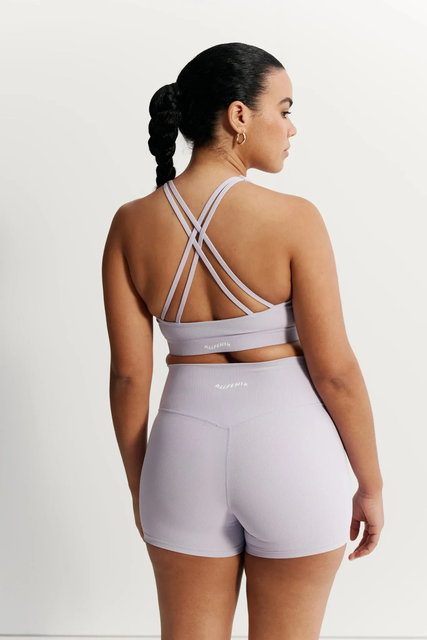 EcoRib Cross Back Sports Bra