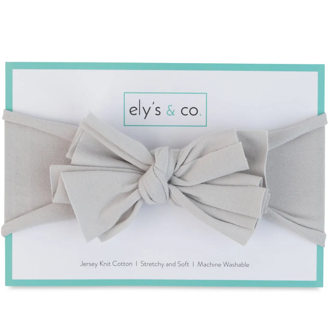 Ely's & Co. Jersey Cotton Bow Headband