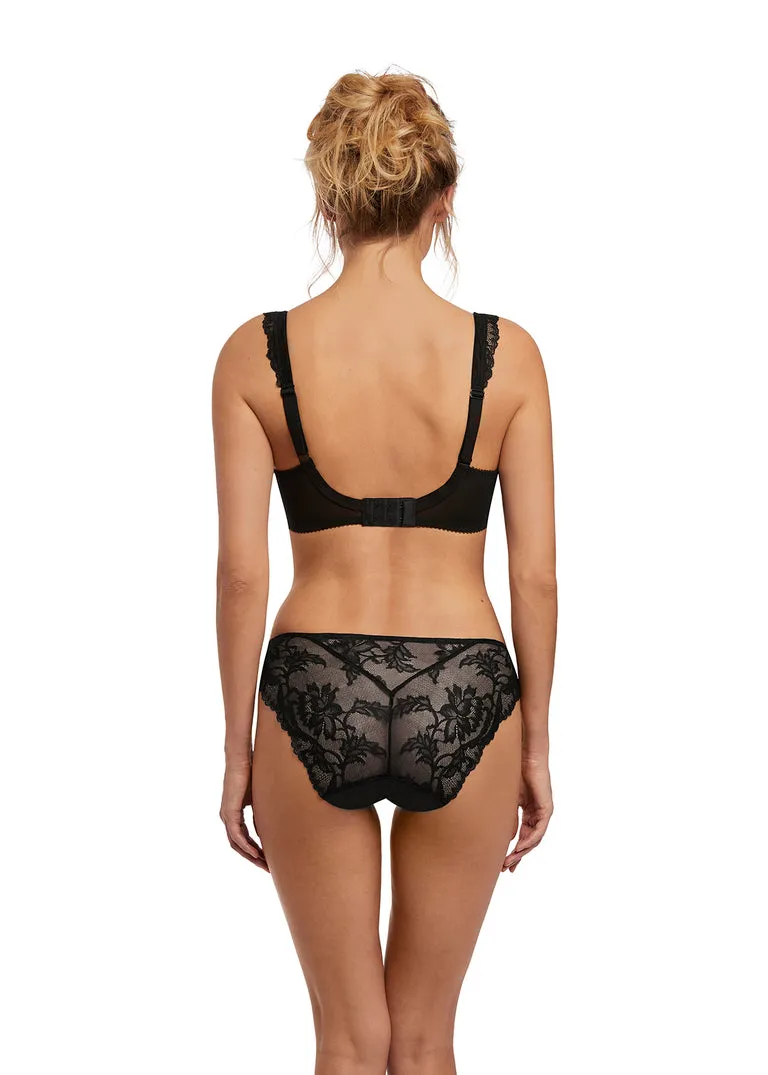 Fantasie Bronte Uw Side Support Plunge, Black