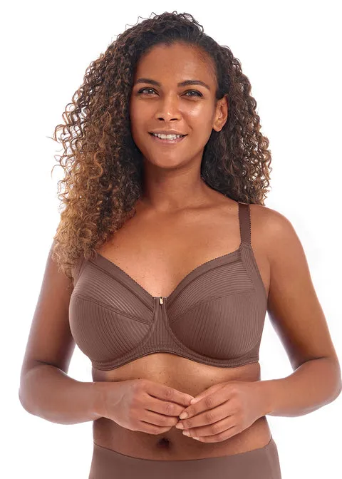 Fantasie Fusion Underwire Full Cup Bra With Side Support Coffee Roast | Coffee Roast Bra | Fusion Bra In Coffee Roast