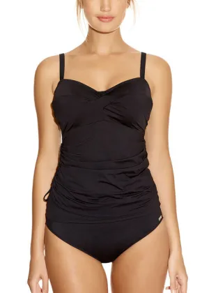 Fantasie Versailles Black Uw Twist Front Tankini - Control Lining in Black