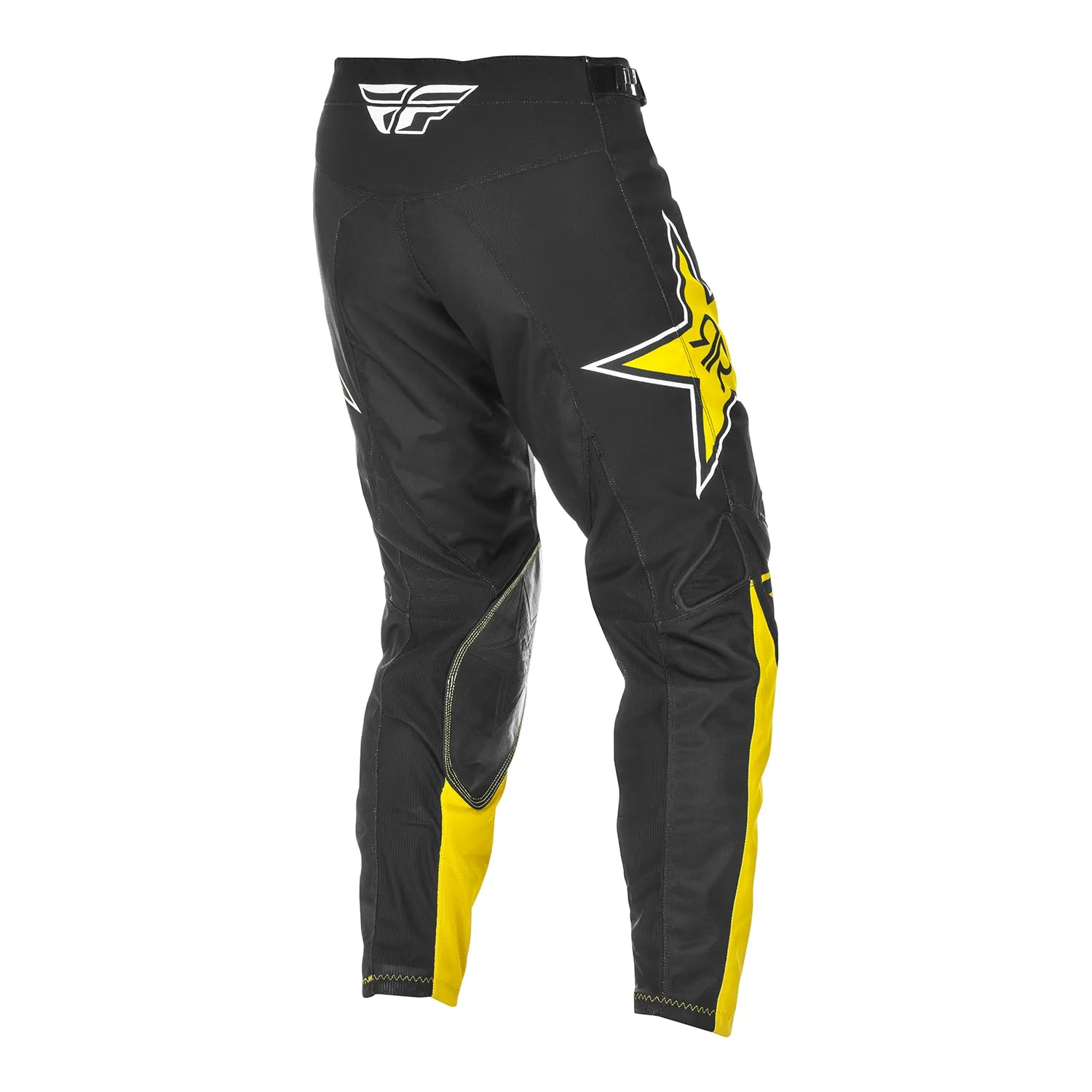 Fly 2021 Kinetic Rockstar Motocross Pants  - Yellow / Black