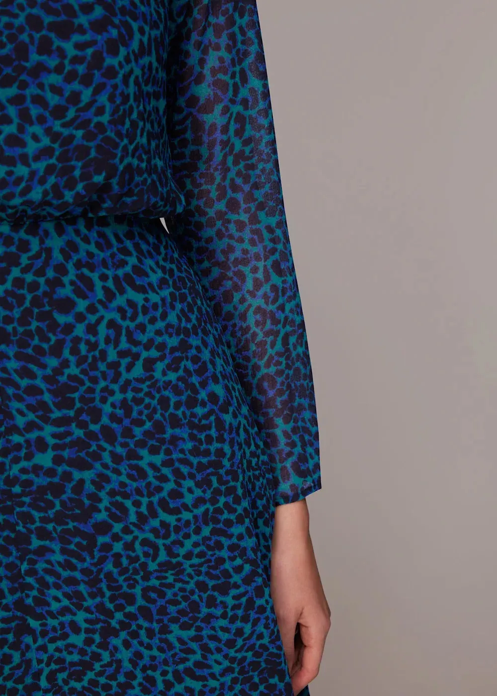 Forest Leopard Carlotta Dress