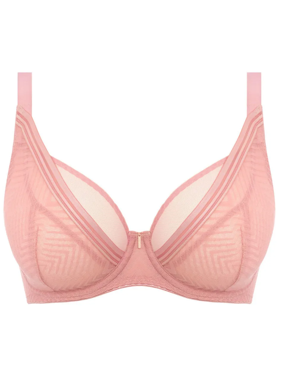 Freya Tailored Bra Underwire High Apex Plunge Bra, Ash Rose