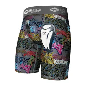 Graffiti Core Compression Short with Bio-Flex Cup