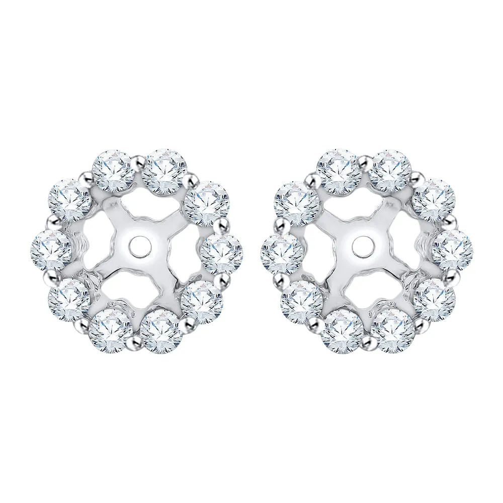 KATARINA Diamond Earring Jackets (3/8 cttw)