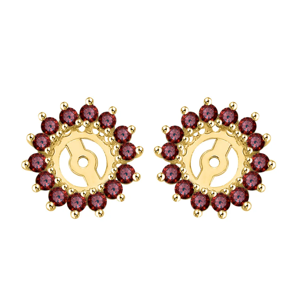 KATARINA Natural Gemstones Earring Jackets (1 1/4 cttw)