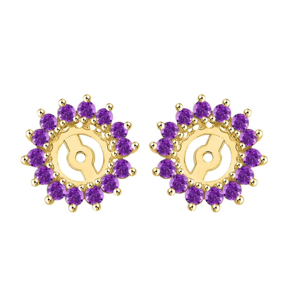 KATARINA Natural Gemstones Earring Jackets (1 1/4 cttw)