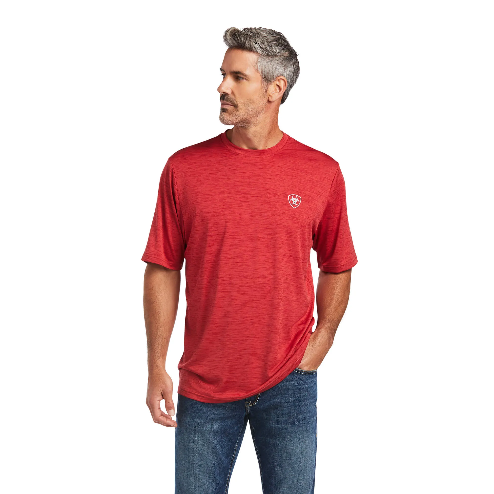 Men's Ariat Charger Vertical Flag Tee