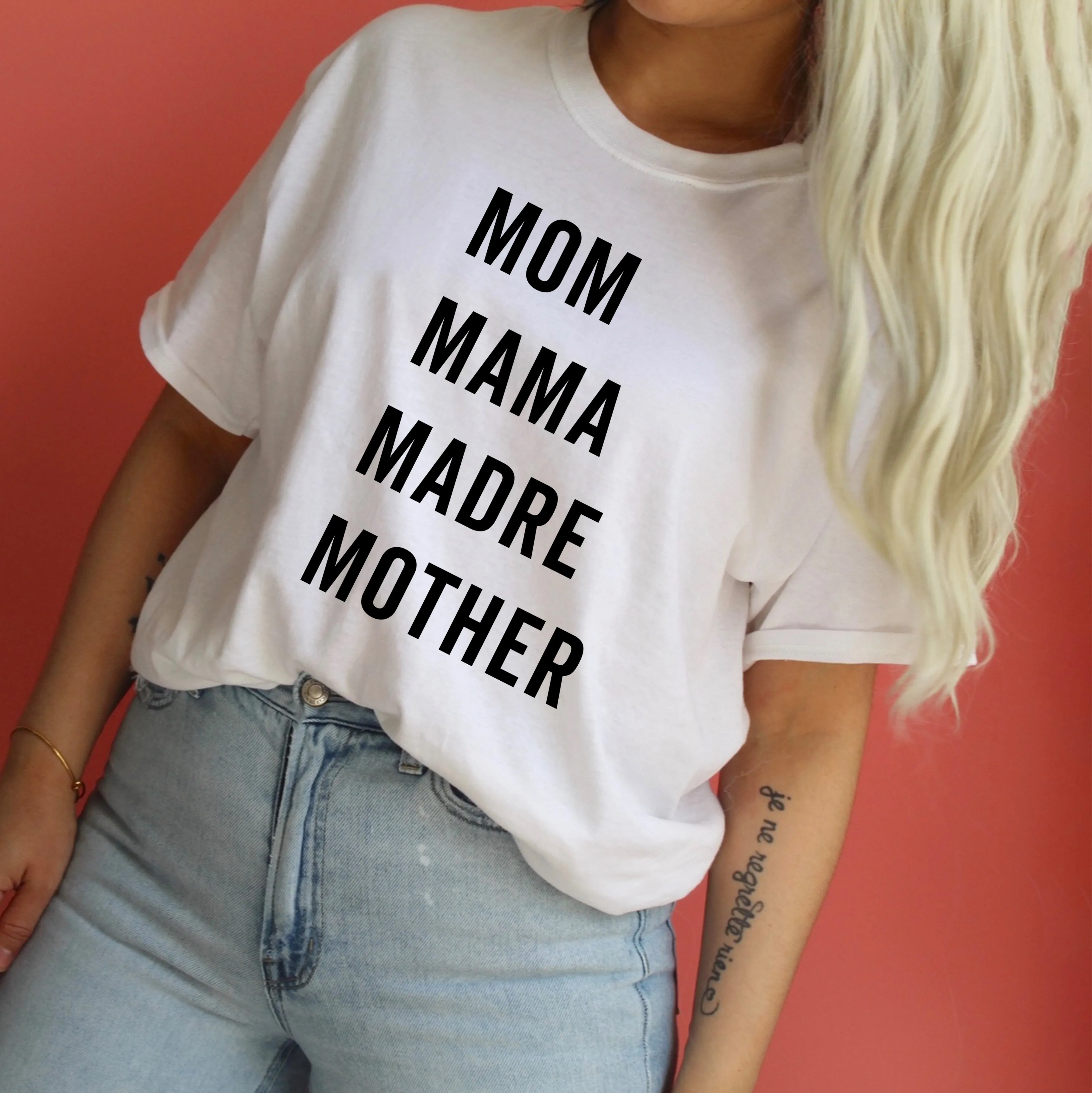 Mom Mama Madre Mother - Basics Collection - Unisex Tee