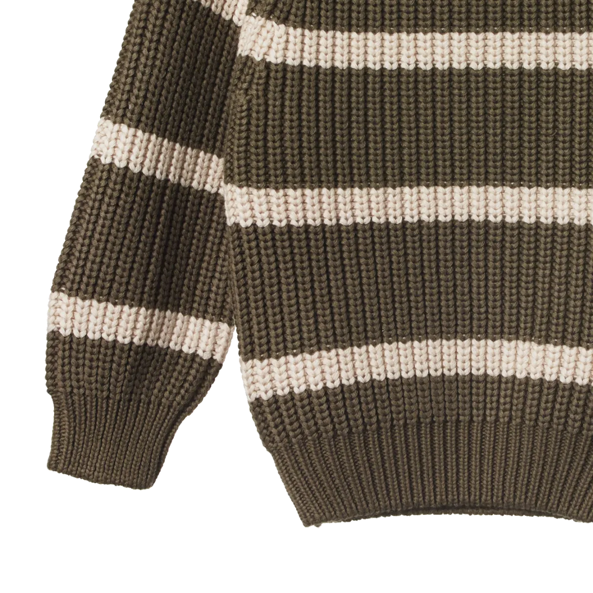 Nature Baby Billy Jumper See/Oatmeal Marle Stripe