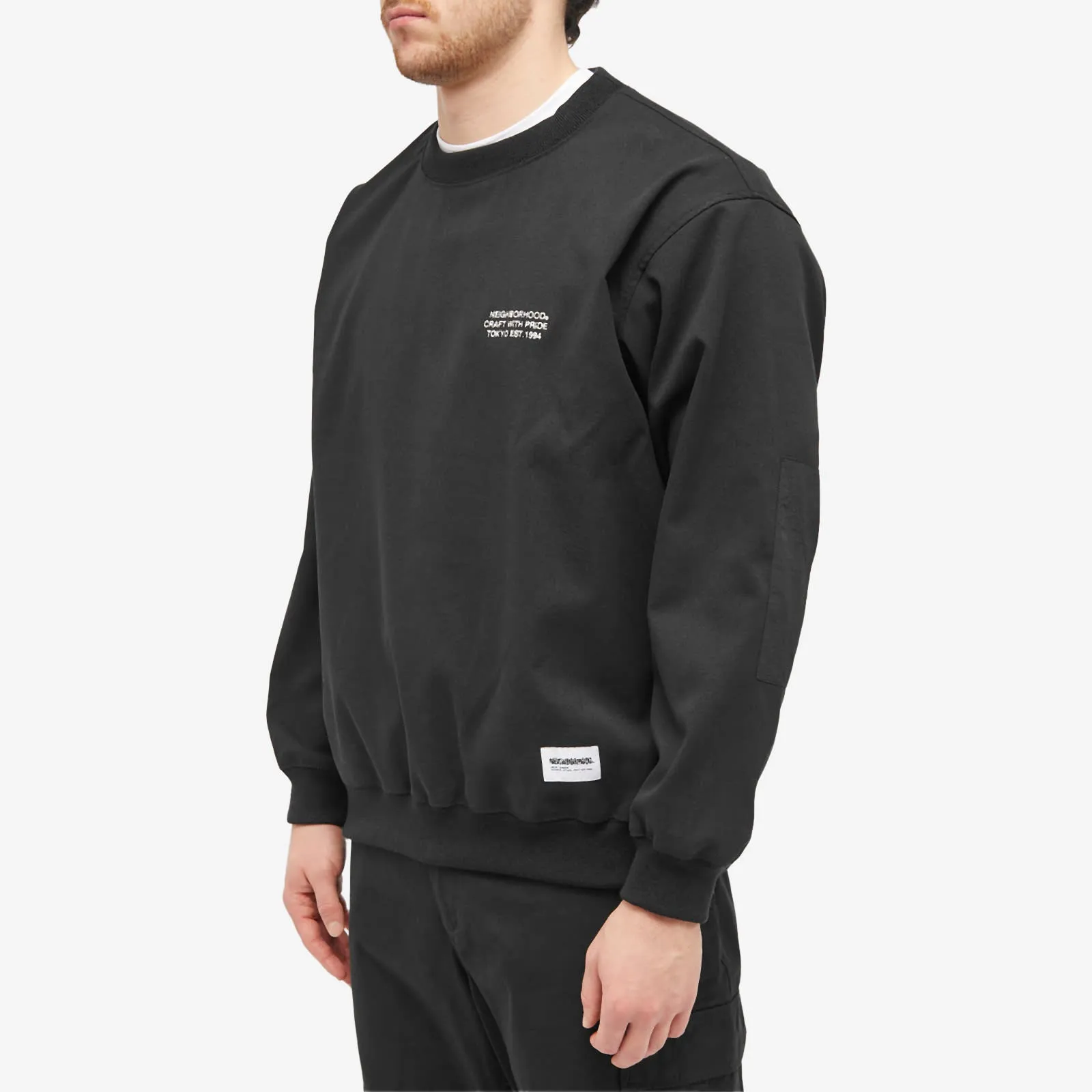 Neighborhood Pullover Shirt, black