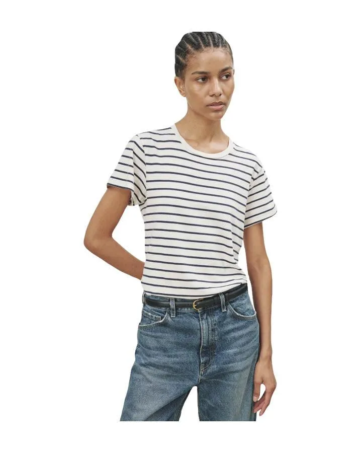 Nili Lotan Mariela Crewneck Stripe Tee