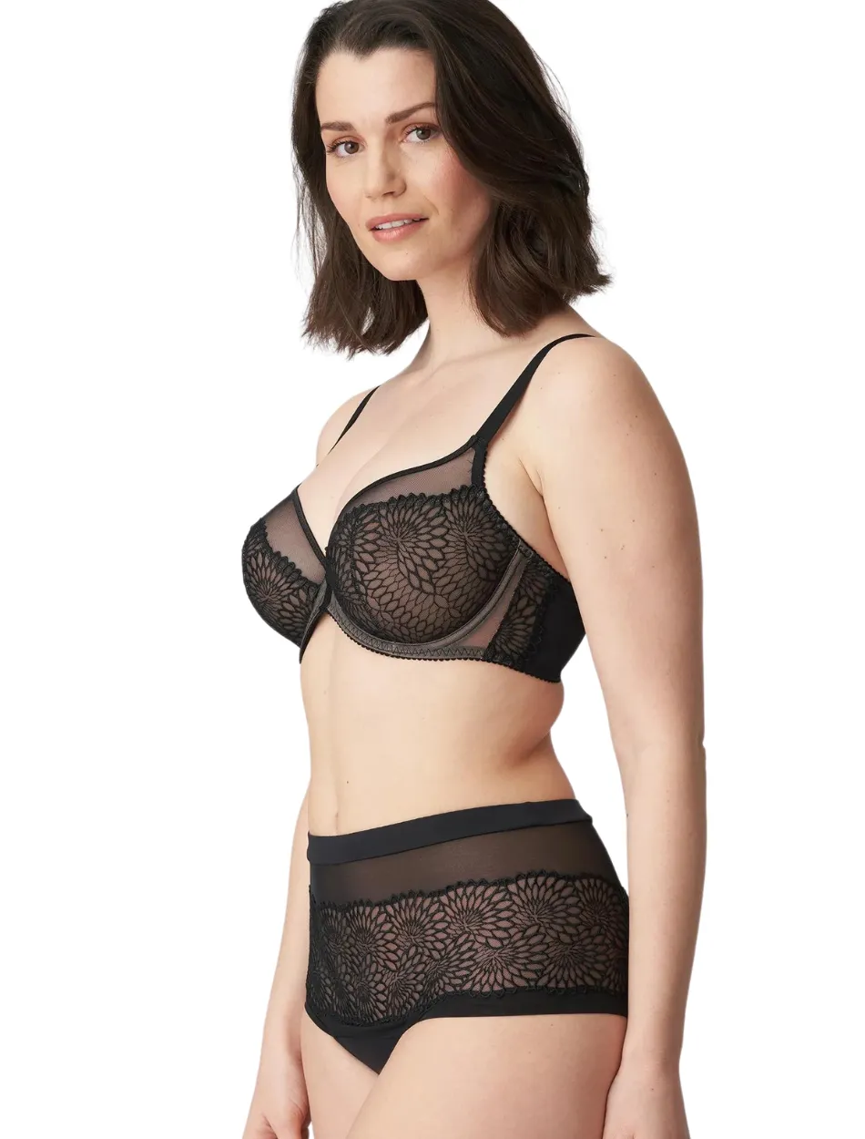 PrimaDonna Sophora Plunge Cup Wire Bra, Black | Black PrimaDonna Plunge Bra