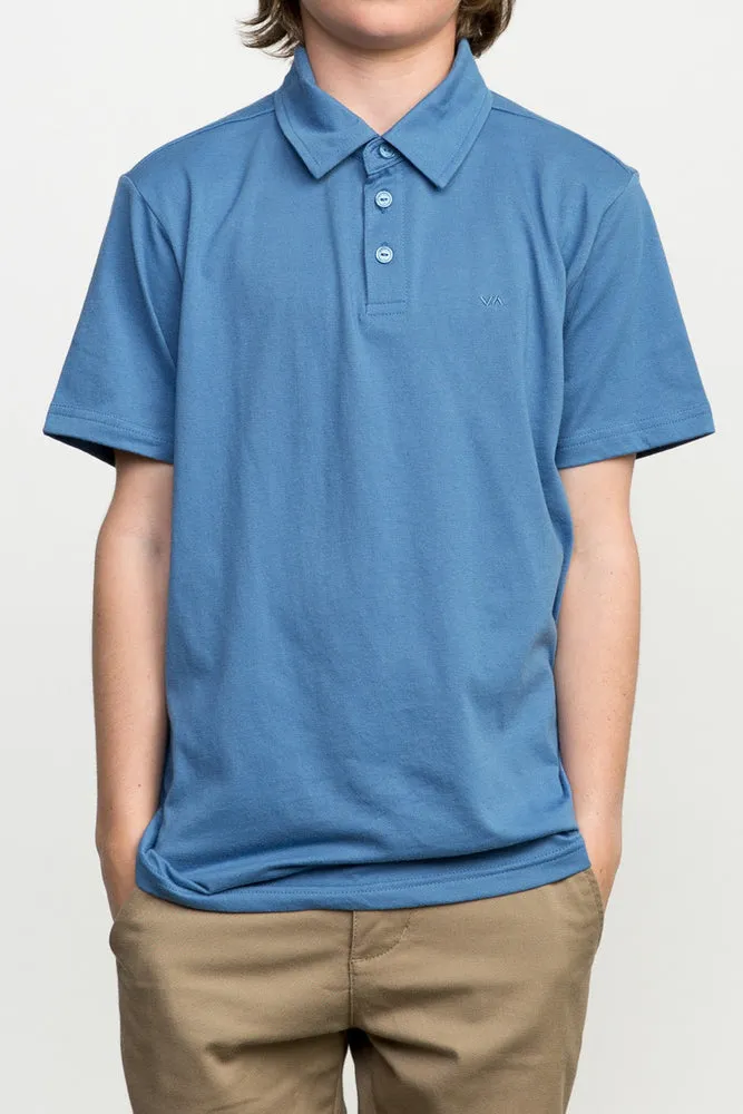 RVCA PTC Pigment Boys Polo Shirt