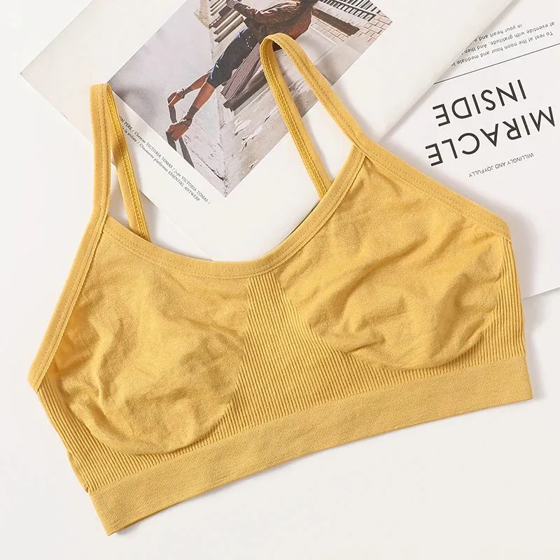 Seamless Bras Sports Tube Top