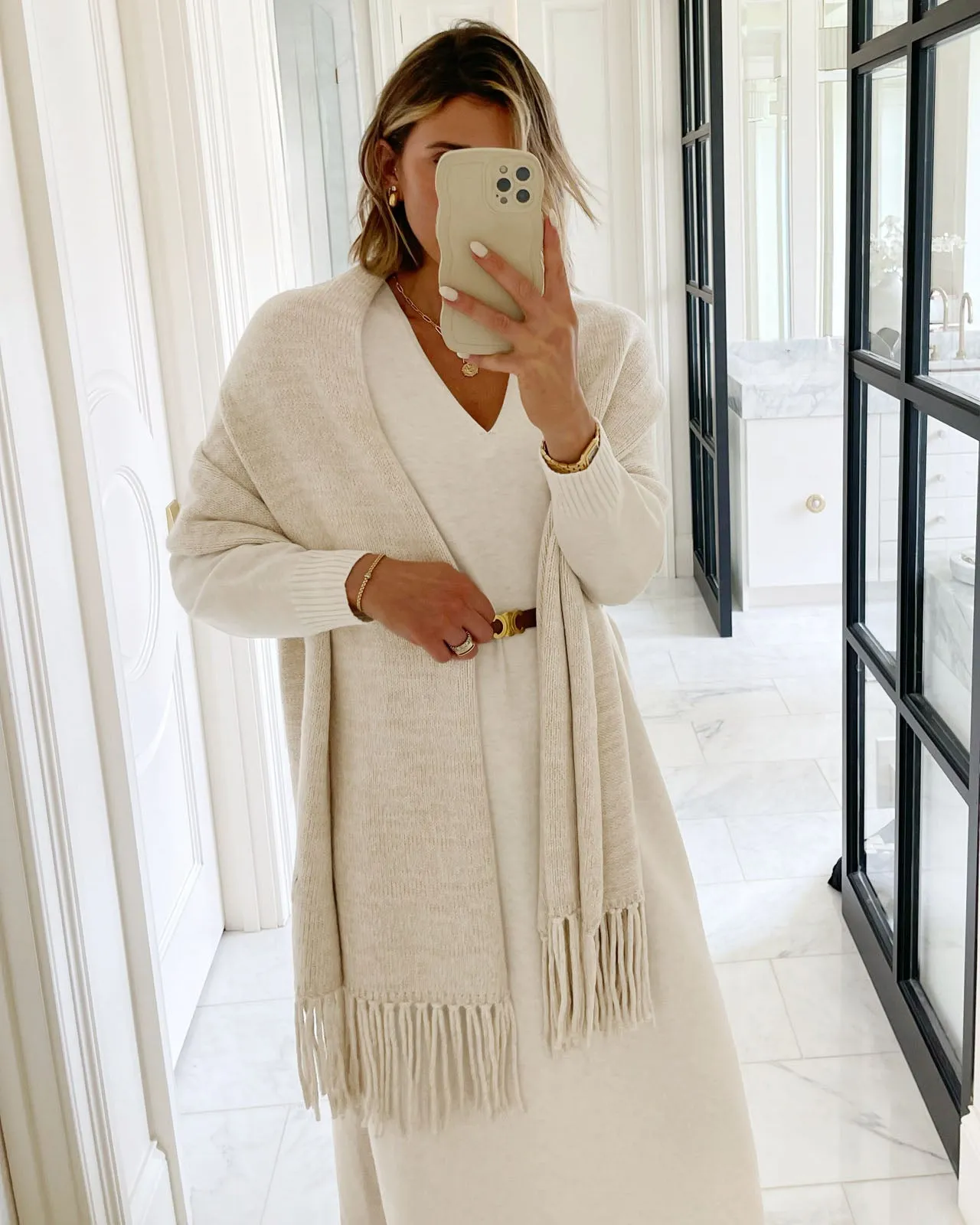 Splendid x @Cellajaneblog Cashblend Fringe Scarf