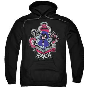 Teen Titans Go  Raven Adult Black Hoodie