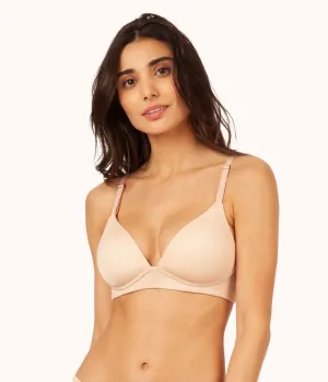 The All-Day Plunge No-Wire Bra: Toasted Almond