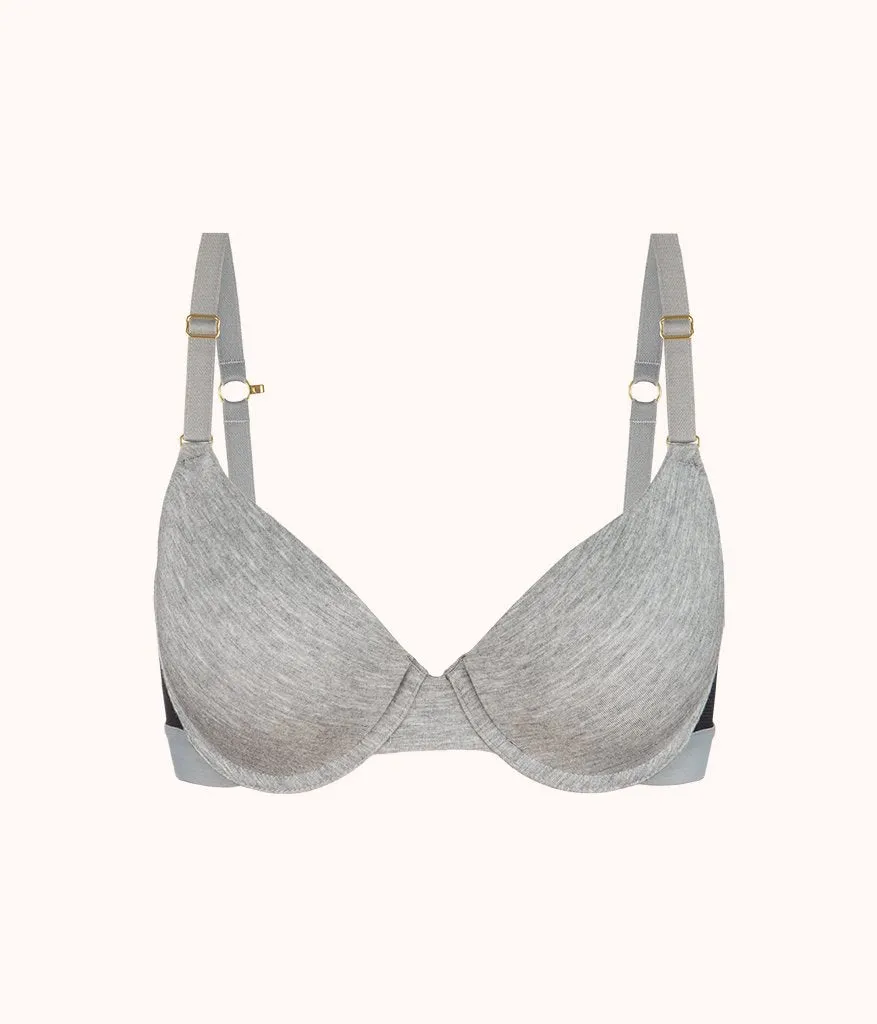 The All-Day T-Shirt Bra Trio: Heather Gray/Jet Black/Toasted Almond