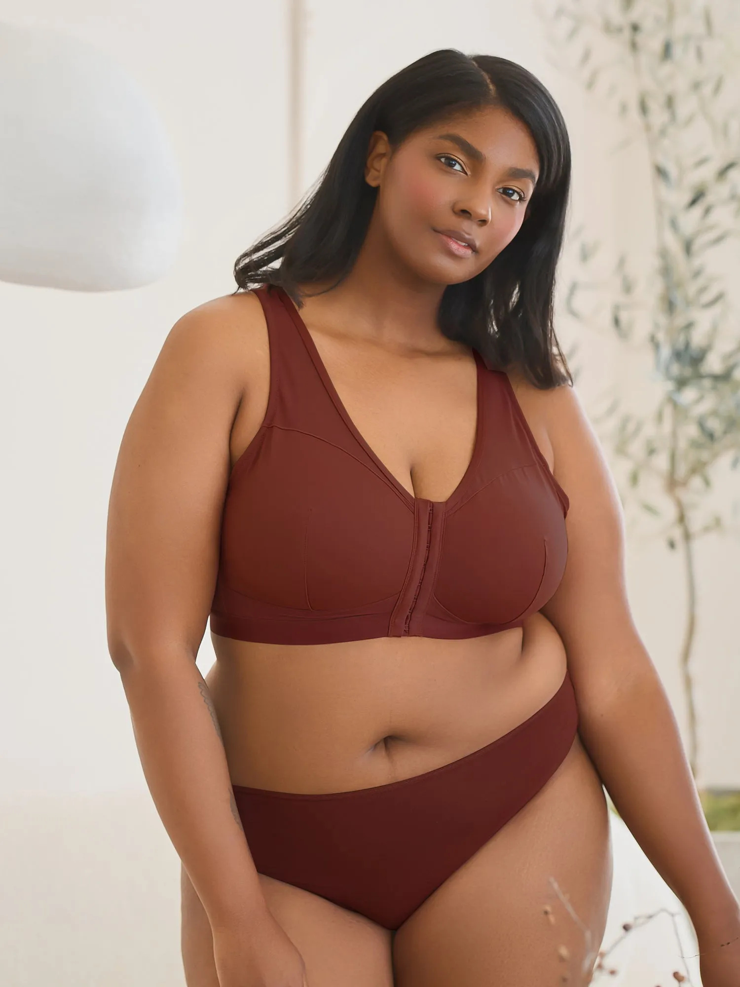 The Harper - Wirefree Mesh Front-Closure Bra