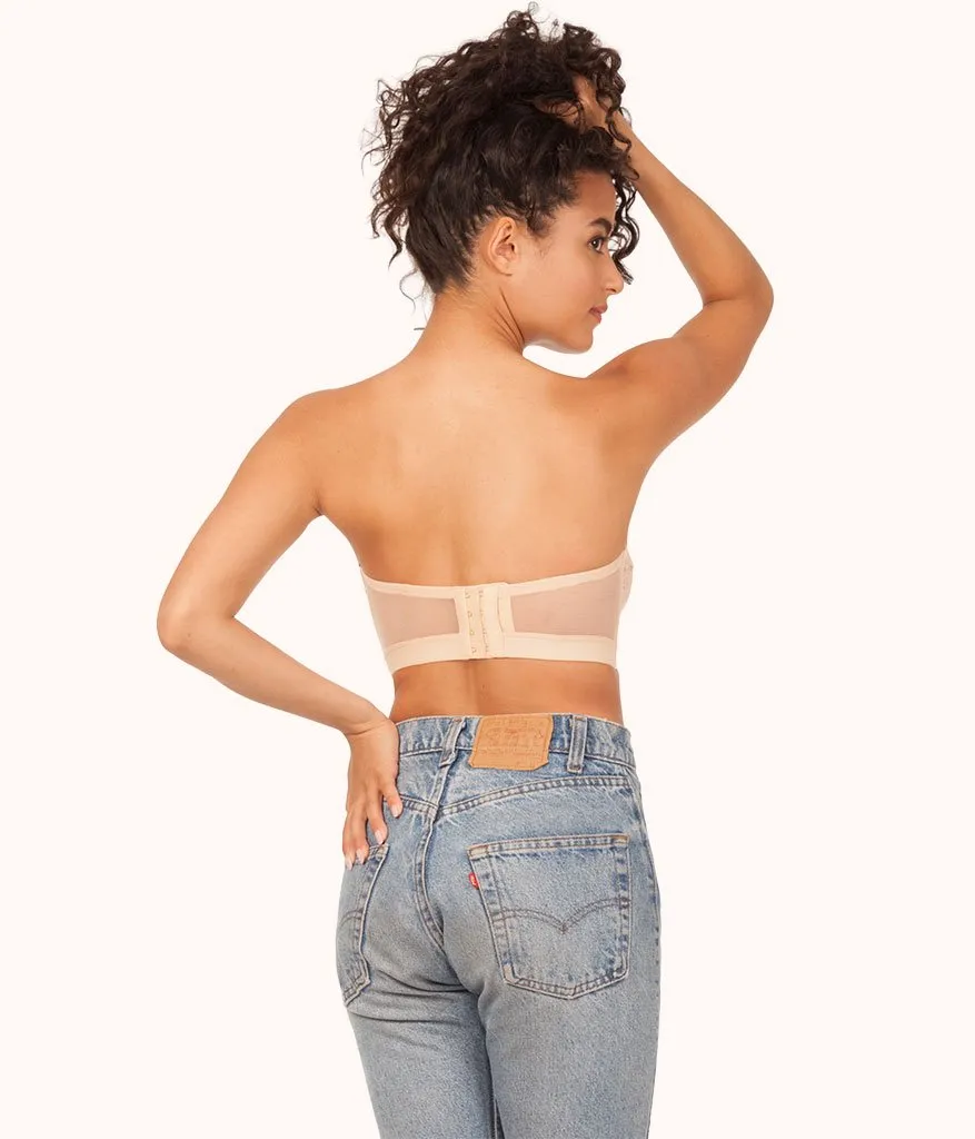 The Lace Strapless: Toasted Almond