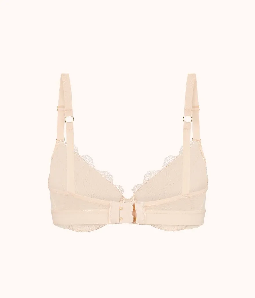 The Lace T-Shirt Bra: Toasted Almond