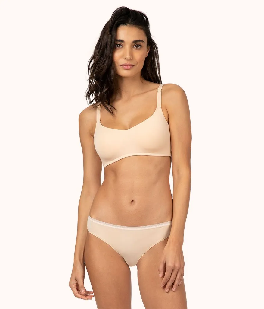 The No-Wire Balconette Bra: Toasted Almond