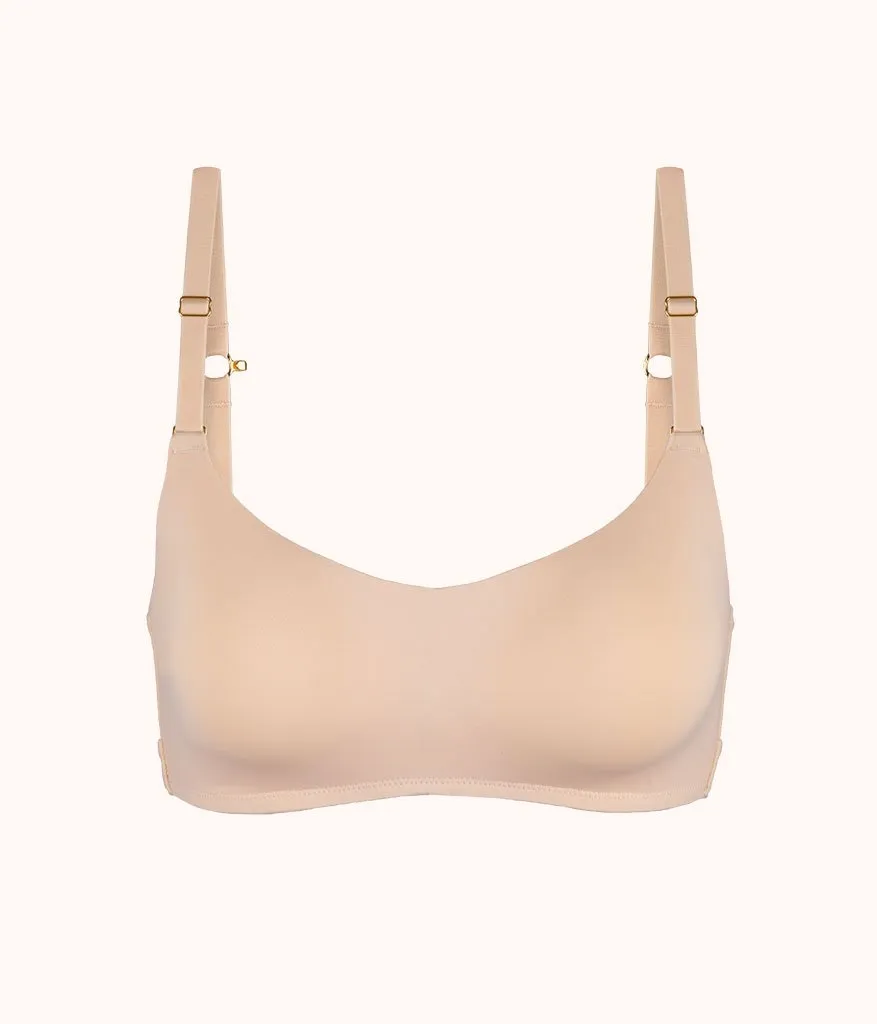 The No-Wire Balconette Bra: Toasted Almond