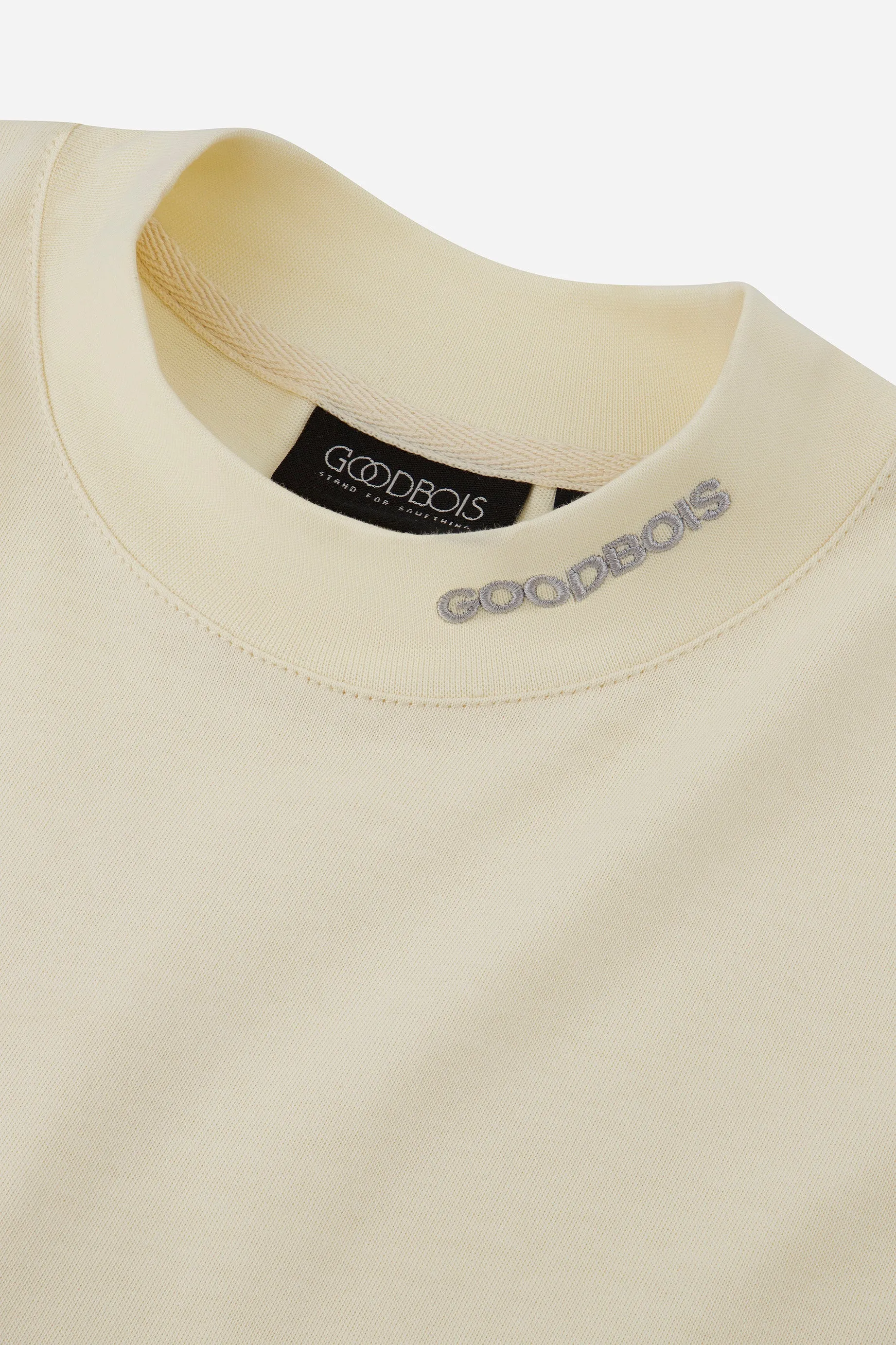 TIMELESS MOCKNECK T-SHIRT NATURE