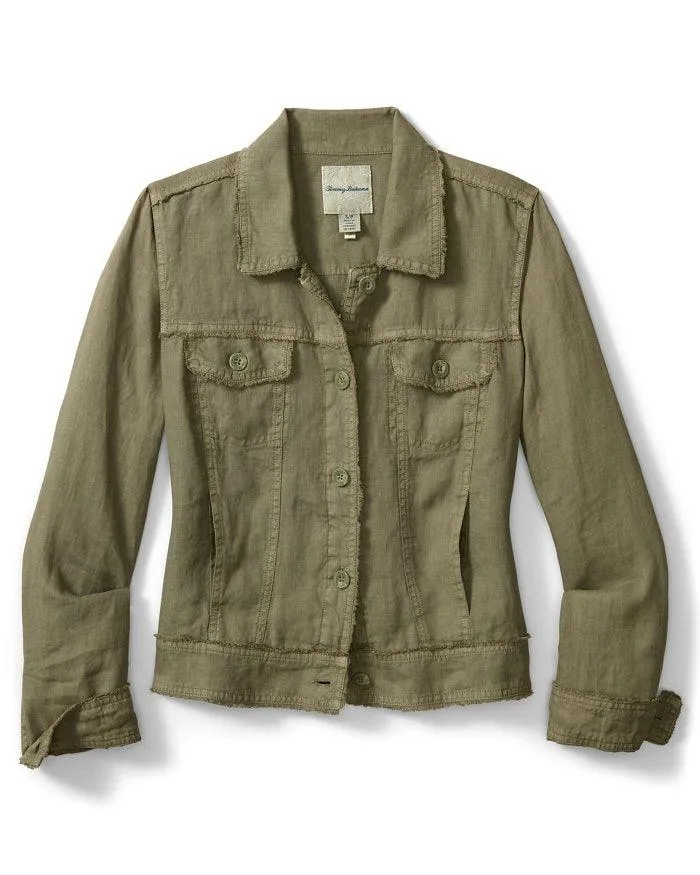 TOMMY BAHAMA TWO PALMS RAW EDGE JACKET