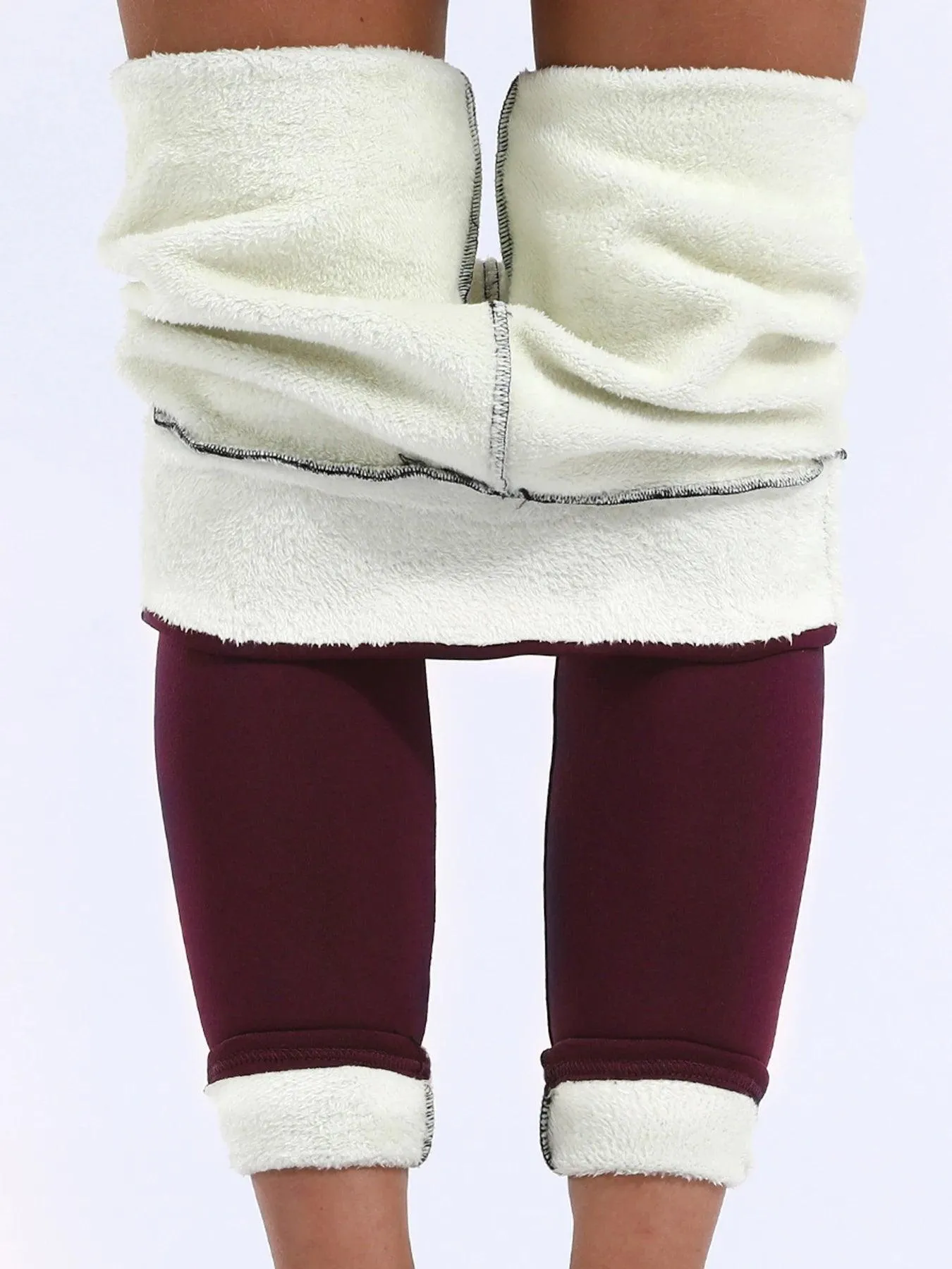 Velvet Winter Leggings: Warm & Stylish Cold-Weather Bottoms