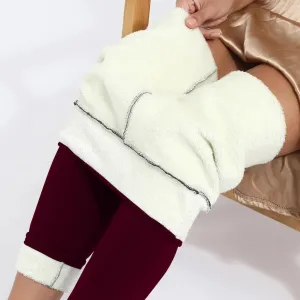 Velvet Winter Leggings: Warm & Stylish Cold-Weather Bottoms