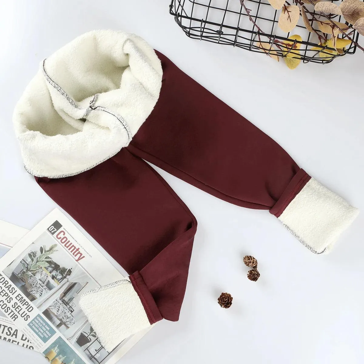 Velvet Winter Leggings: Warm & Stylish Cold-Weather Bottoms