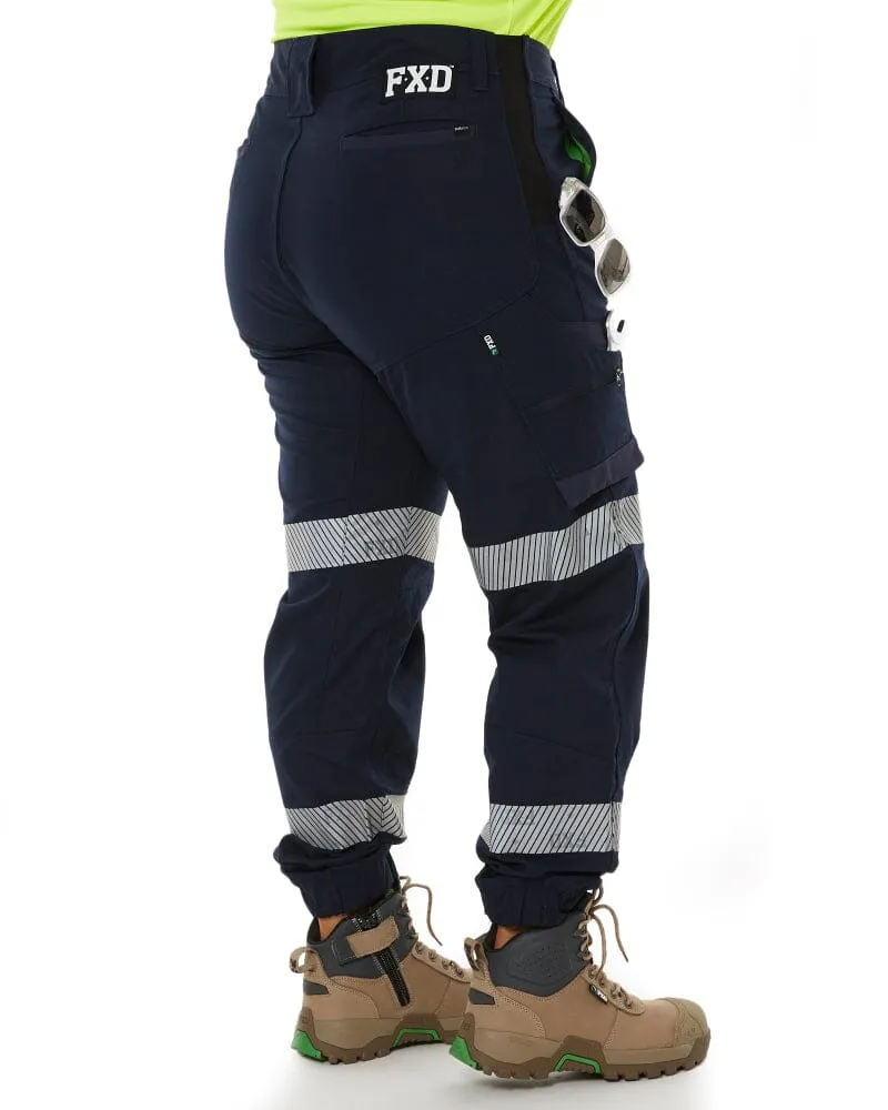 WP-8WT Womens Stretch Ripstop Cuffed Taped Work Pant - Navy